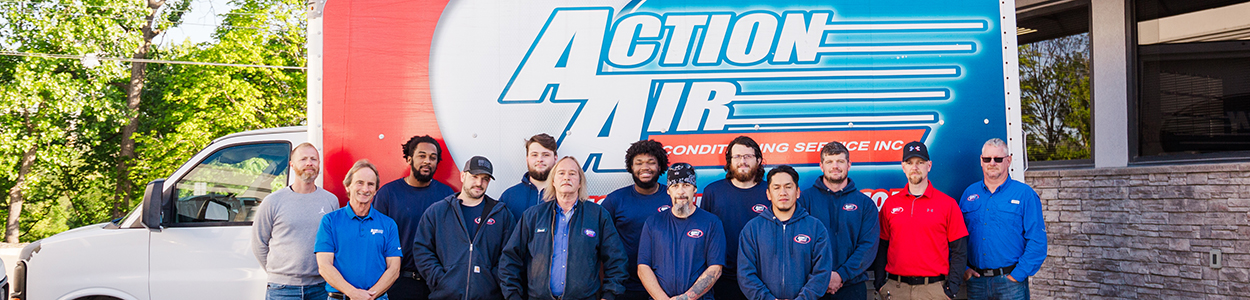 Action Air Clarksville, TN - Banner: Our Team for Commercial HVAC